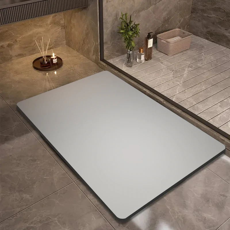 سجادة حمام من الدياتوميت من في - مراجعة Bamboo Bath Mat وسعره
