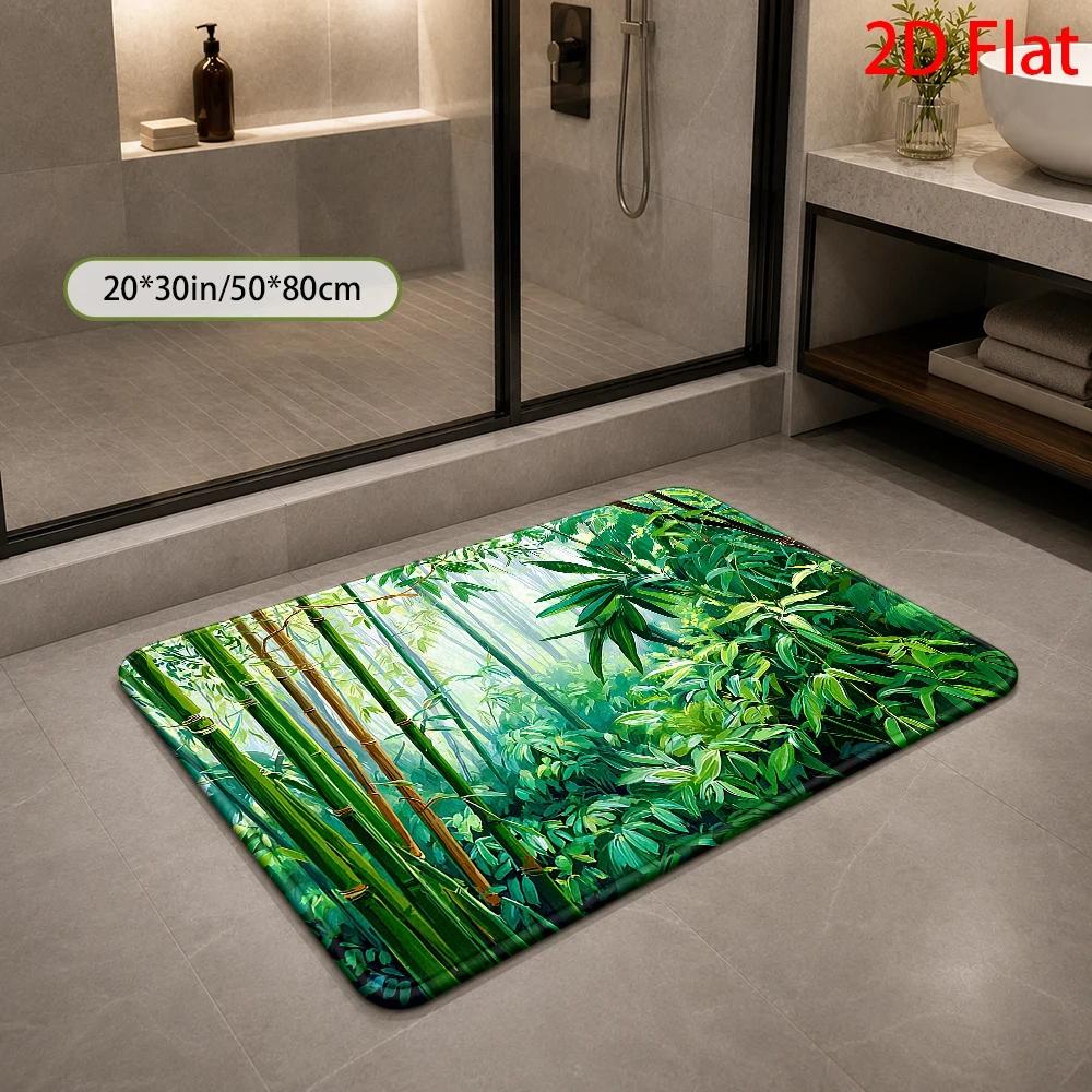 سجادة حمام بنمط غابة الخيزران  - مراجعة Bamboo Bath Mat وسعره