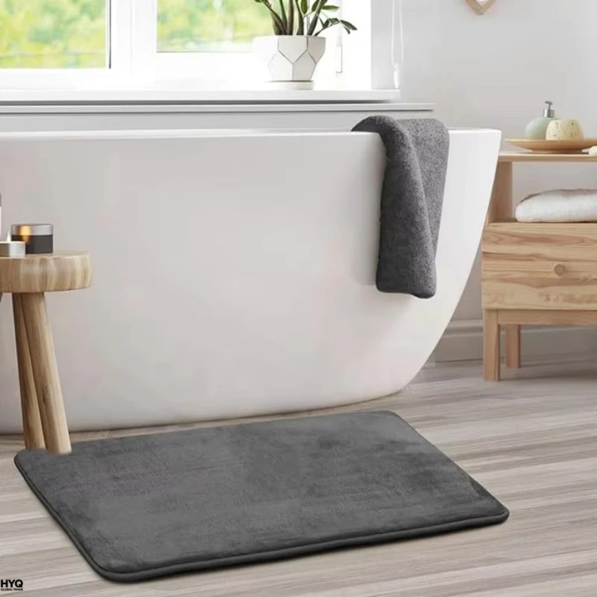 سجادة حمام مانعة للانزلاق فائق - مراجعة Bamboo Bath Mat وسعره