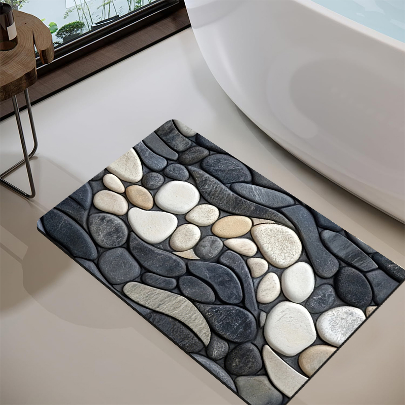 سجادة أرضية من الدياتومايت بنم - مراجعة Bamboo Bath Mat وسعره