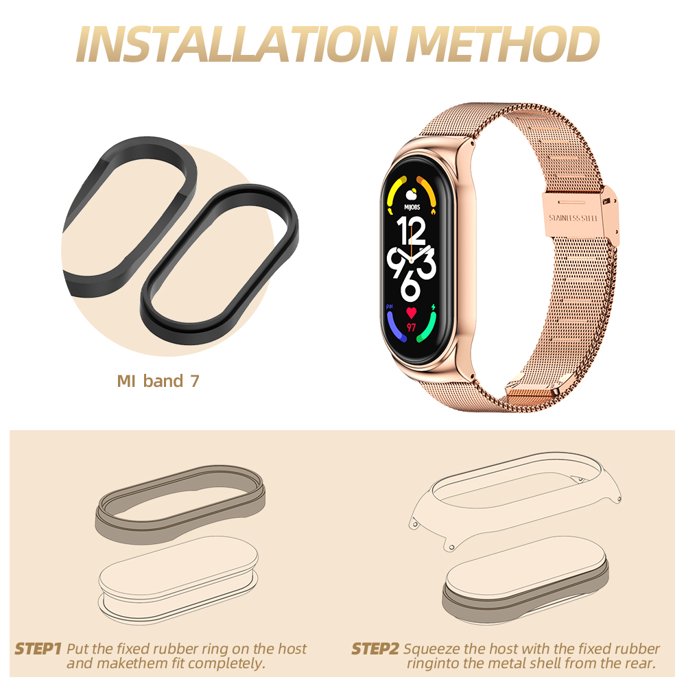حزام لـ Mi Band 11 10 9 8 7 6  - مراجعة Health Wellness Bracelet وسعره