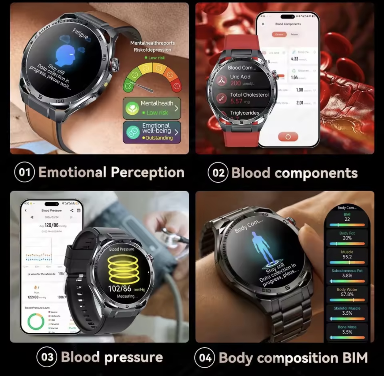 ساعة طبية لقياس تخطيط القلب 20 - مراجعة Health Wellness Bracelet وسعره
